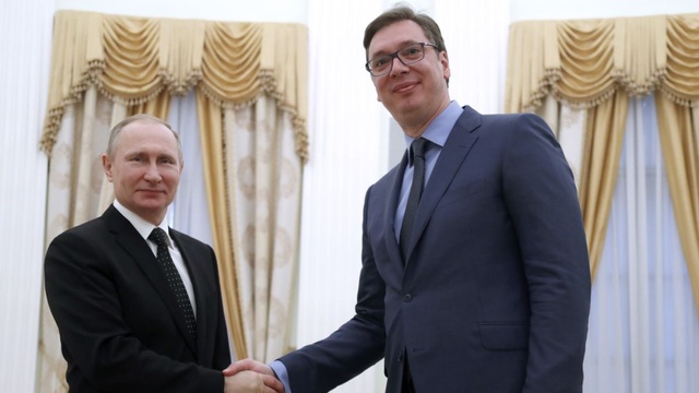 Ông Putin đích thân xin lỗi Tổng thống Serbia vì một bức ảnh - 1 Ông Putin đích thân xin lỗi Tổng thống Serbia vì một bức ảnh - 1