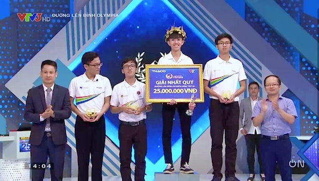 Nam sinh lọt vào Chung kết năm Olympia: Kỳ vọng chạm tới vòng nguyệt quế - 1 Nam sinh lọt vào Chung kết năm Olympia: Kỳ vọng chạm tới vòng nguyệt quế - 1