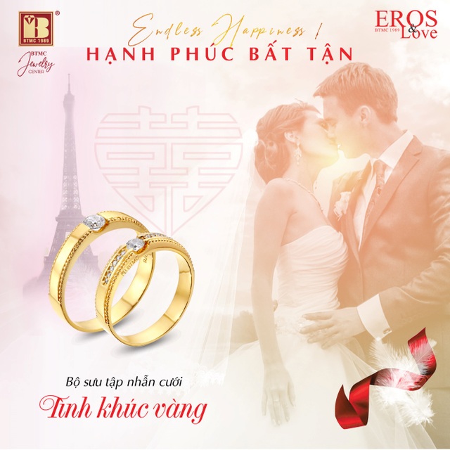 “Hạnh phúc bất tận” cùng trang sức cưới Bảo Tín Minh Châu - 3 “Hạnh phúc bất tận” cùng trang sức cưới Bảo Tín Minh Châu - 3