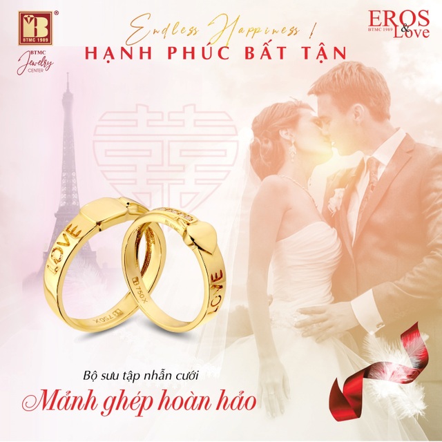 “Hạnh phúc bất tận” cùng trang sức cưới Bảo Tín Minh Châu - 4 “Hạnh phúc bất tận” cùng trang sức cưới Bảo Tín Minh Châu - 4