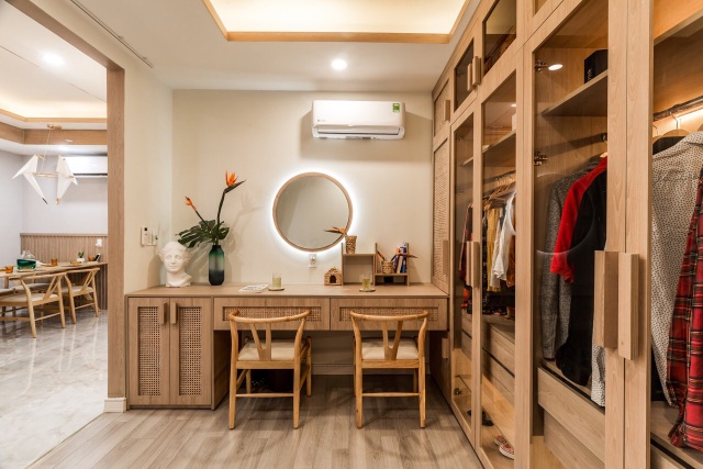 Ngẩn ngơ trước vẻ đẹp hiện đại, thời thượng của căn hộ 75 m2 ở Sài Gòn - 2 Ngẩn ngơ trước vẻ đẹp hiện đại, thời thượng của căn hộ 75 m2 ở Sài Gòn - 2