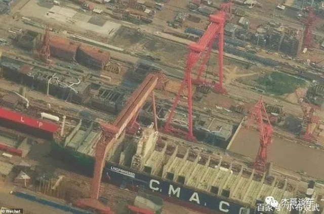 Lộ ảnh tàu sân bay thứ 3 của Trung Quốc - 1 Lộ ảnh tàu sân bay thứ 3 của Trung Quốc - 1