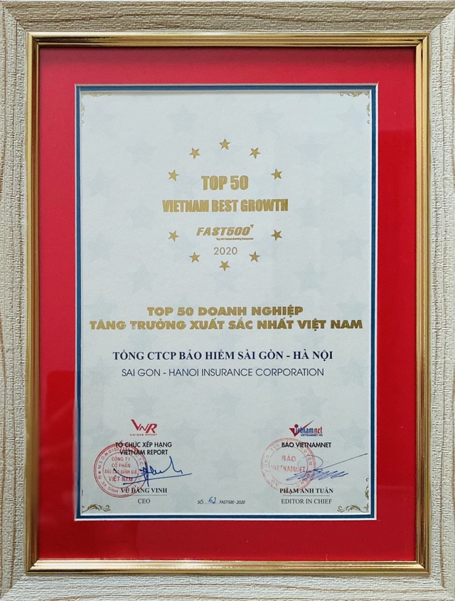 BSH lọt Top 50 doanh nghiệp tăng trưởng xuất sắc nhất Việt Nam - 1 BSH lọt Top 50 doanh nghiệp tăng trưởng xuất sắc nhất Việt Nam - 1