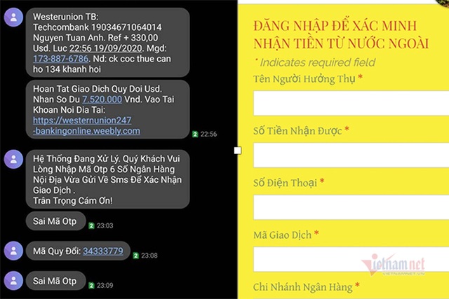 Cảnh giác với thủ đoạn “hack” tài khoản ngân hàng trong chớp mắt - 1 Cảnh giác với thủ đoạn “hack” tài khoản ngân hàng trong chớp mắt - 1