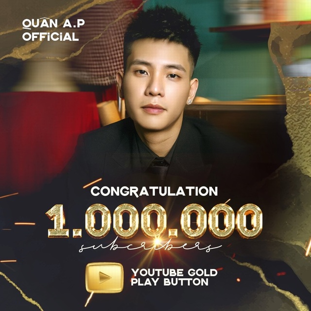 Quân A.P đạt nút vàng Youtube chỉ với 4 MV - 2 Quân A.P đạt nút vàng Youtube chỉ với 4 MV - 2