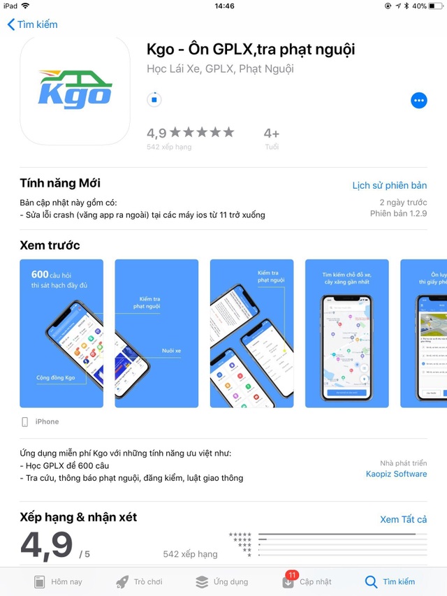 Ứng dụng Kgo - Am hiểu người dùng, ngại gì thử thách! - 4 Ứng dụng Kgo - Am hiểu người dùng, ngại gì thử thách! - 4