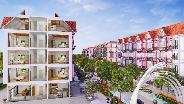 “Colmar miền nhiệt đới - khu nhà phố thương mại tân cổ điển châu Âu - 4 “Colmar miền nhiệt đới - khu nhà phố thương mại tân cổ điển châu Âu - 4
