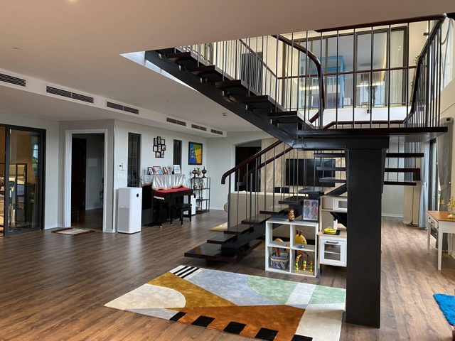 Choáng ngợp penthouse 400m2 ở Hà Nội, có thể đạp xe vòng quanh nhà - 8