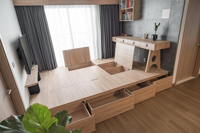 Độc đáo căn hộ phong cách Nhật có phòng khách “biến hóa bất ngờ” - 5 Độc đáo căn hộ phong cách Nhật có phòng khách “biến hóa bất ngờ” - 5