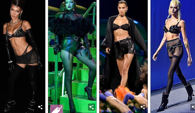 Bella Hadid, Paris Hilton... bốc lửa trong show diễn của Rihanna - 1 Bella Hadid, Paris Hilton... bốc lửa trong show diễn của Rihanna - 1