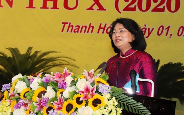 Phó Chủ tịch nước dự đại hội thi đua yêu nước tỉnh Thanh Hóa - 3 Phó Chủ tịch nước dự đại hội thi đua yêu nước tỉnh Thanh Hóa - 3