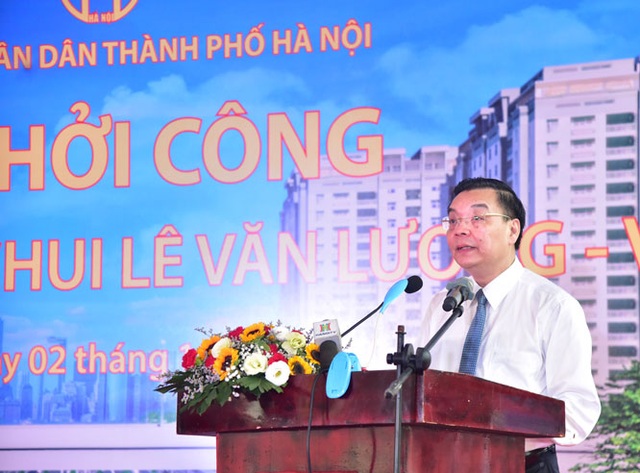 Hanoi started a nearly 700 billion tunnel through the Le Van Luong - Ring 3-1 intersection