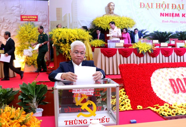 Mr. Nguyen Van Loi was re-elected Secretary of the Binh Phuoc Provincial Party Committee - 1