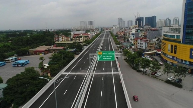 Ngày 10/10 thông xe dự án đường trên cao đẹp nhất Hà Nội - 1 Ngày 10/10 thông xe dự án đường trên cao đẹp nhất Hà Nội - 1