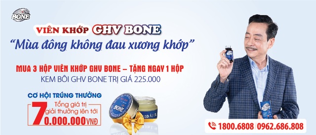 Hỗ trợ đặc biệt tổng giá trị 70.000.000 VNĐ cho người bệnh xương khớp - 1 Hỗ trợ đặc biệt tổng giá trị 70.000.000 VNĐ cho người bệnh xương khớp - 1