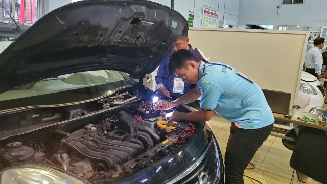 Kỳ thi kỹ năng nghề Quốc gia: Thợ nghề trẻ quyết liệt so tài - 11 Kỳ thi kỹ năng nghề Quốc gia: Thợ nghề trẻ quyết liệt so tài - 11