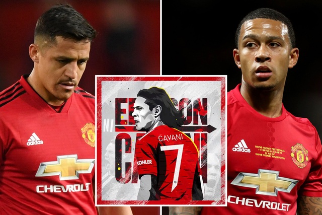 Cavani mặc số áo của Beckham, C.Ronaldo tại Man Utd - 1 Cavani mặc số áo của Beckham, C.Ronaldo tại Man Utd - 1
