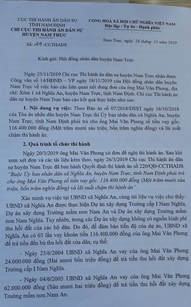 Xã vay tiền dân 14 năm không trả: Xót xa người vợ qua đời trong ai oán - 5 Xã vay tiền dân 14 năm không trả: Xót xa người vợ qua đời trong ai oán - 5