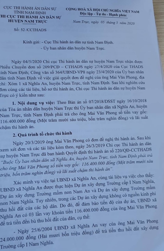 Xã vay tiền dân 14 năm không trả: Xót xa người vợ qua đời trong ai oán - 6 Xã vay tiền dân 14 năm không trả: Xót xa người vợ qua đời trong ai oán - 6