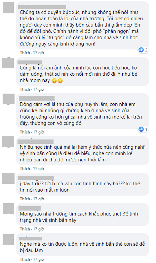 “Vì sao con nhịn vệ sinh ở trường?” và câu trả lời đầy xót xa - 3 “Vì sao con nhịn vệ sinh ở trường?” và câu trả lời đầy xót xa - 3