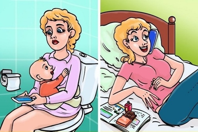 10 khác biệt lớn nhất của các cặp vợ chồng trước và sau khi có con - 2 10 khác biệt lớn nhất của các cặp vợ chồng trước và sau khi có con - 2
