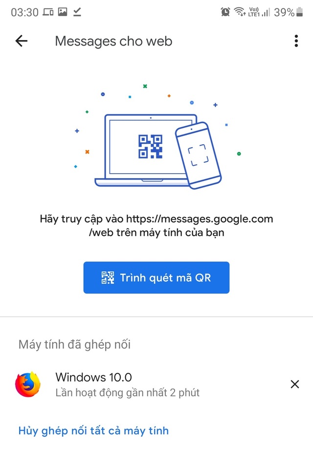 Thủ thuật giúp gửi và đọc tin nhắn trên smartphone trực tiếp từ máy tính - 6 Thủ thuật giúp gửi và đọc tin nhắn trên smartphone trực tiếp từ máy tính - 6
