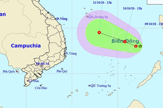 Xuất hiện vùng áp thấp trên Biển Đông, miền Trung tiếp tục mưa lớn - 1