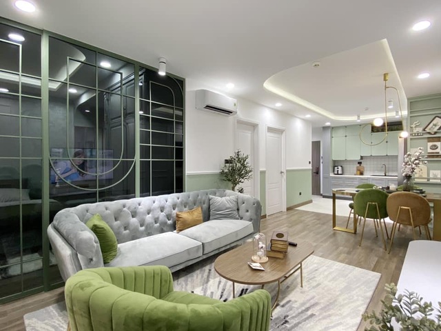 Độc đáo căn hộ màu xanh đẹp như tranh của vợ chồng trẻ Sài Gòn - 1 Độc đáo căn hộ màu xanh đẹp như tranh của vợ chồng trẻ Sài Gòn - 1