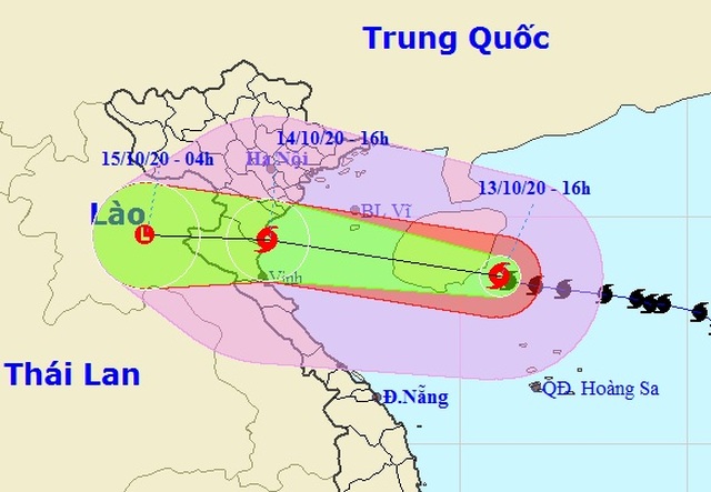 Bão số 7 sẽ gây mưa lớn ở Bắc Bộ và Bắc Trung Bộ - 1