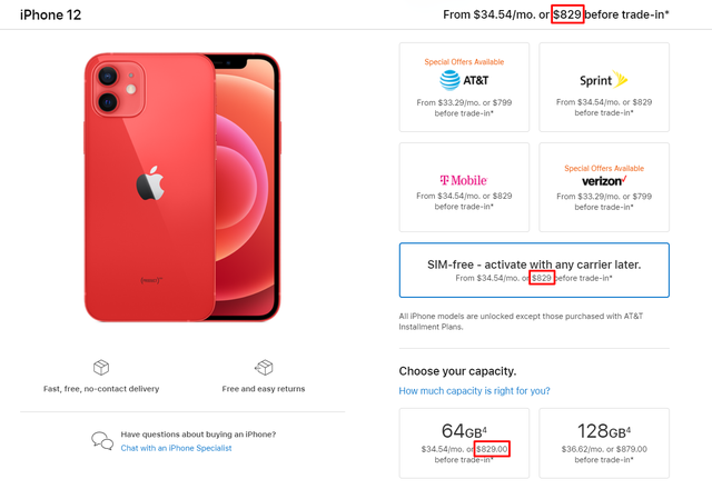 Apple gian lận giá iPhone 12 ngay trên trang chủ? - 2 Apple gian lận giá iPhone 12 ngay trên trang chủ? - 2