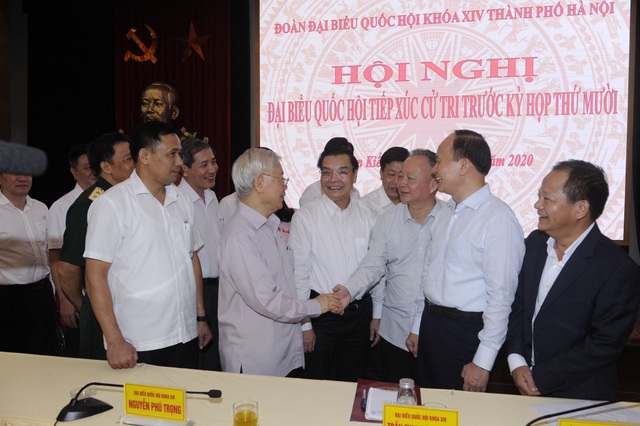Tổng Bí thư: Hà Nội có Chủ tịch thành phố mới, không khí rất vui! - 1 Tổng Bí thư: Hà Nội có Chủ tịch thành phố mới, không khí rất vui! - 1