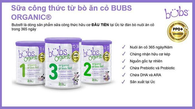 5 lý do mẹ nên chọn sản phẩm dinh dưỡng Bubs cho trẻ sơ sinh - 4