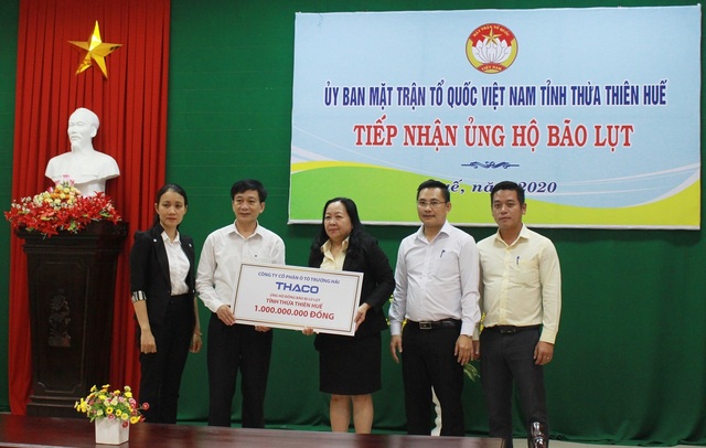 Thaco ủng hộ đồng bào bị lũ lụt 3 tỷ đồng - 2 Thaco ủng hộ đồng bào bị lũ lụt 3 tỷ đồng - 2
