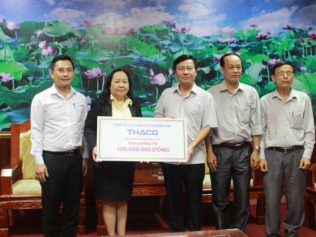 Thaco ủng hộ đồng bào bị lũ lụt 3 tỷ đồng - 4 Thaco ủng hộ đồng bào bị lũ lụt 3 tỷ đồng - 4