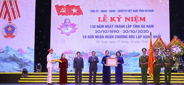 Hà Nam kỷ niệm 130 năm thành lập tỉnh, nhận Huân chương Độc lập hạng Nhất - 1
