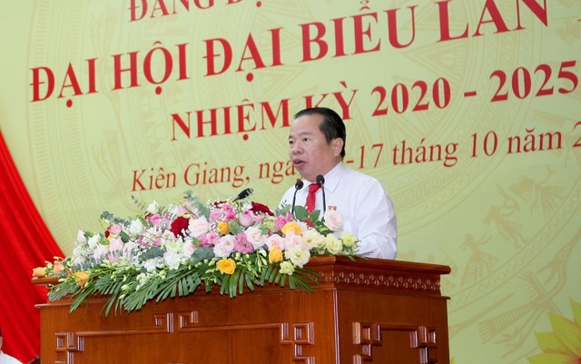 Chủ tịch UBND tỉnh Kiên Giang được bầu giữ chức Bí thư Tỉnh uỷ - 2 Chủ tịch UBND tỉnh Kiên Giang được bầu giữ chức Bí thư Tỉnh uỷ - 2