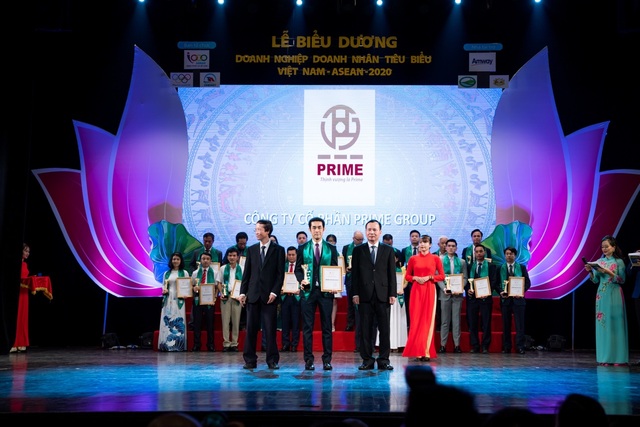 Prime Group nhận giải thưởng ‘Doanh nghiệp tiêu biểu Việt Nam - ASEAN 2020’ - 1 Prime Group nhận giải thưởng ‘Doanh nghiệp tiêu biểu Việt Nam - ASEAN 2020’ - 1