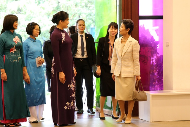 Phu nhân Thủ tướng Nhật Bản thăm Bảo tàng Phụ nữ Việt Nam - 1