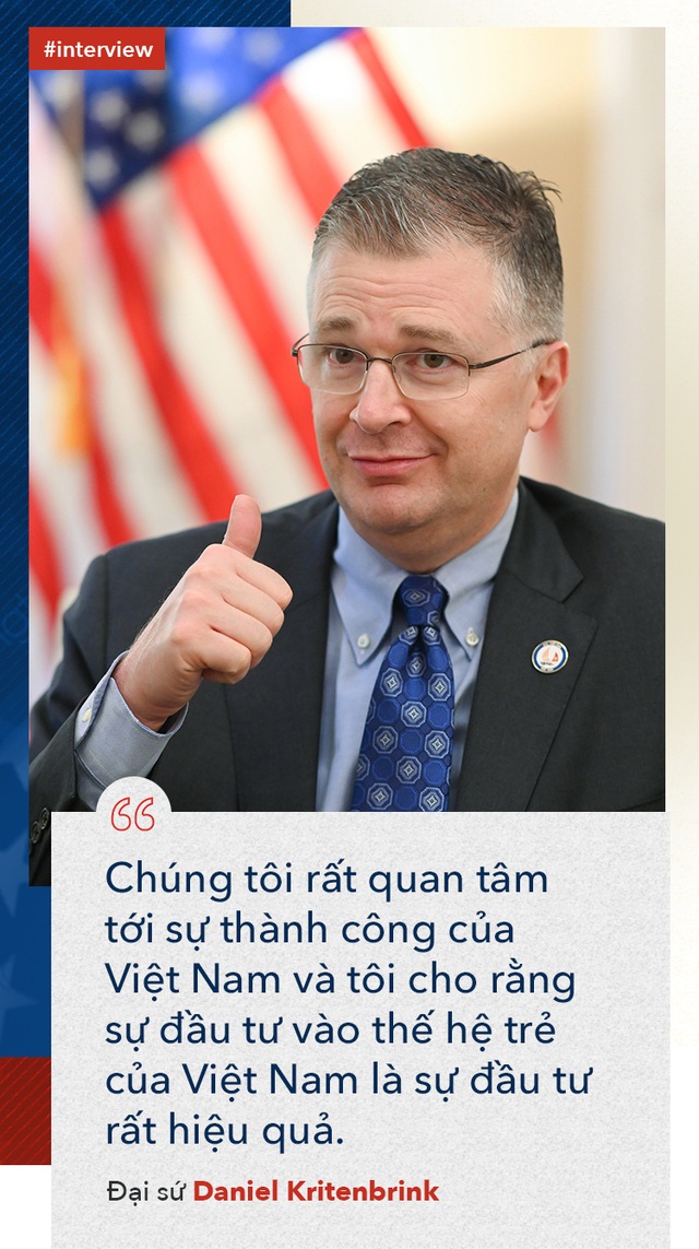 Đại sứ Daniel Kritenbrink: 30.000 “đại sứ văn hóa” gắn kết quan hệ Việt-Mỹ - 2 Đại sứ Daniel Kritenbrink: 30.000 “đại sứ văn hóa” gắn kết quan hệ Việt-Mỹ - 2