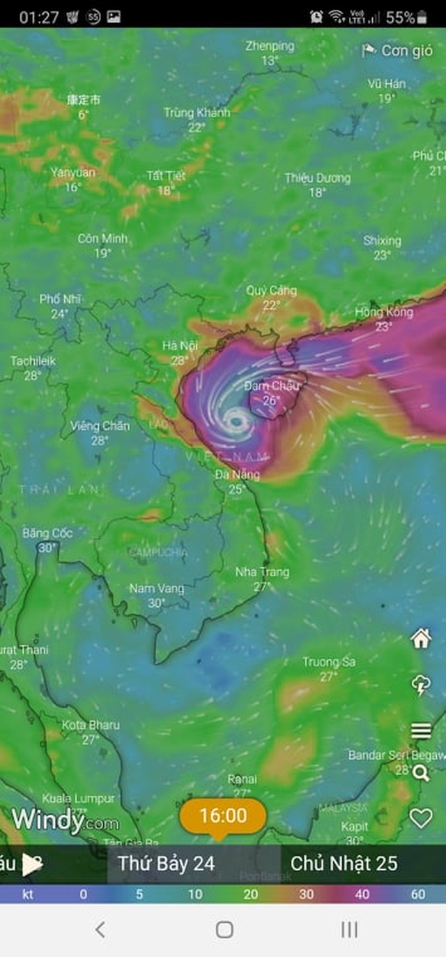 Tham khảo ứng dụng theo dõi và dự báo hướng đi của bão để đề phòng - 2