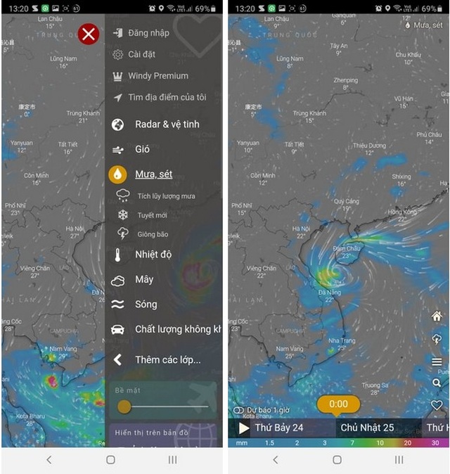 Tham khảo ứng dụng theo dõi và dự báo hướng đi của bão để đề phòng - 3