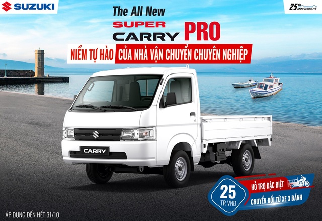 5 lý do khiến Suzuki Super Carry Pro là sự lựa chọn của nhiều khách hàng - 4 5 lý do khiến Suzuki Super Carry Pro là sự lựa chọn của nhiều khách hàng - 4