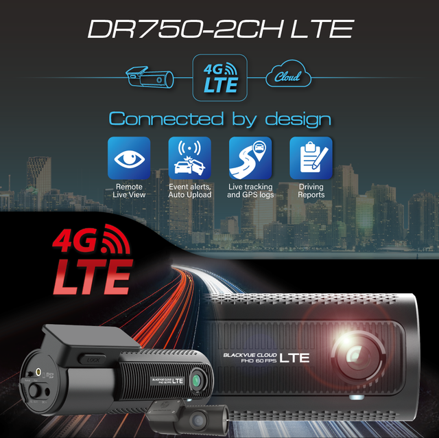 Camera hành trình Blackvue DR750-2CH LTE bom tấn trình làng, cấu hình cực khủng - 4 Camera hành trình Blackvue DR750-2CH LTE bom tấn trình làng, cấu hình cực khủng - 4