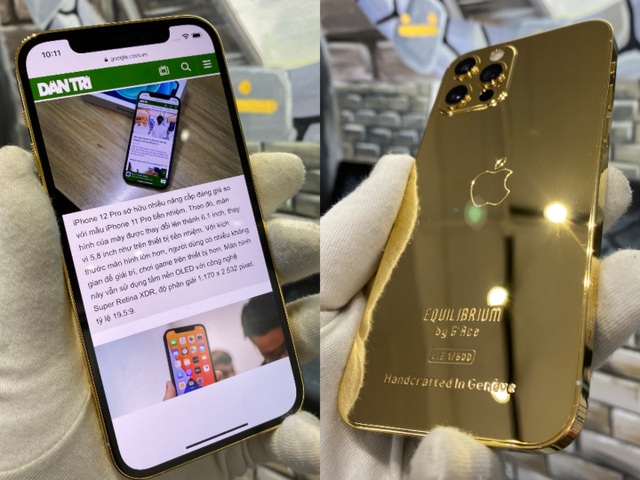Trên tay iPhone 12 Pro mạ vàng, giá 160 triệu đồng tại Việt Nam - 5