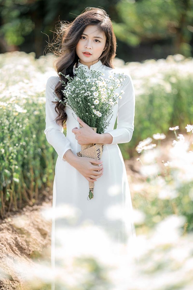 Cựu nữ sinh Ngoại thương đẹp dịu dàng bên cúc họa mi đầu mùa - 6 Cựu nữ sinh Ngoại thương đẹp dịu dàng bên cúc họa mi đầu mùa - 6