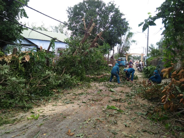 Đà Nẵng khắc phục nhanh hậu quả do bão số 9 - 1 Đà Nẵng khắc phục nhanh hậu quả do bão số 9 - 1