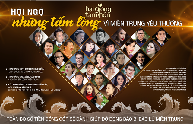 Đêm hội ngộ Hạt Giống Tâm Hồn - “Những tấm lòng vì Miền Trung yêu thương” - 1 Đêm hội ngộ Hạt Giống Tâm Hồn - “Những tấm lòng vì Miền Trung yêu thương” - 1