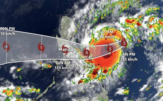 Siêu bão Goni đổ bộ Philippines với sức gió 225 km/h - 2