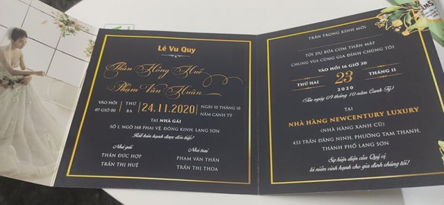 Thiệp cưới nhìn như trang thương mại điện tử đang “sốt” trên mạng xã hội - 6 Thiệp cưới nhìn như trang thương mại điện tử đang “sốt” trên mạng xã hội - 6