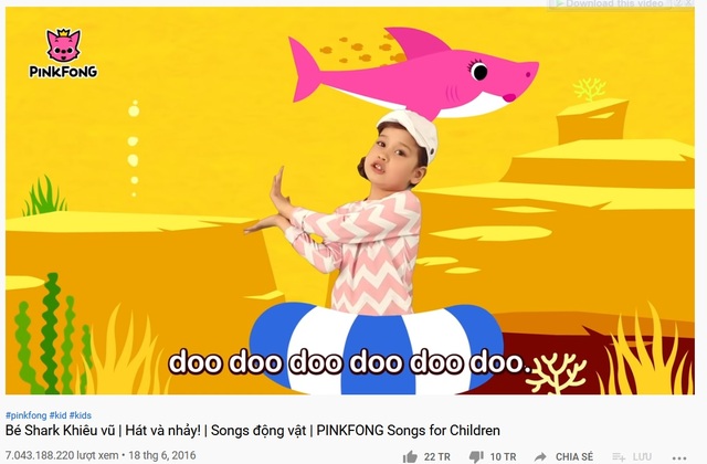 “Hạ gục” Despacito, Baby Shark trở thành video có lượt xem cao nhất Youtube - 1